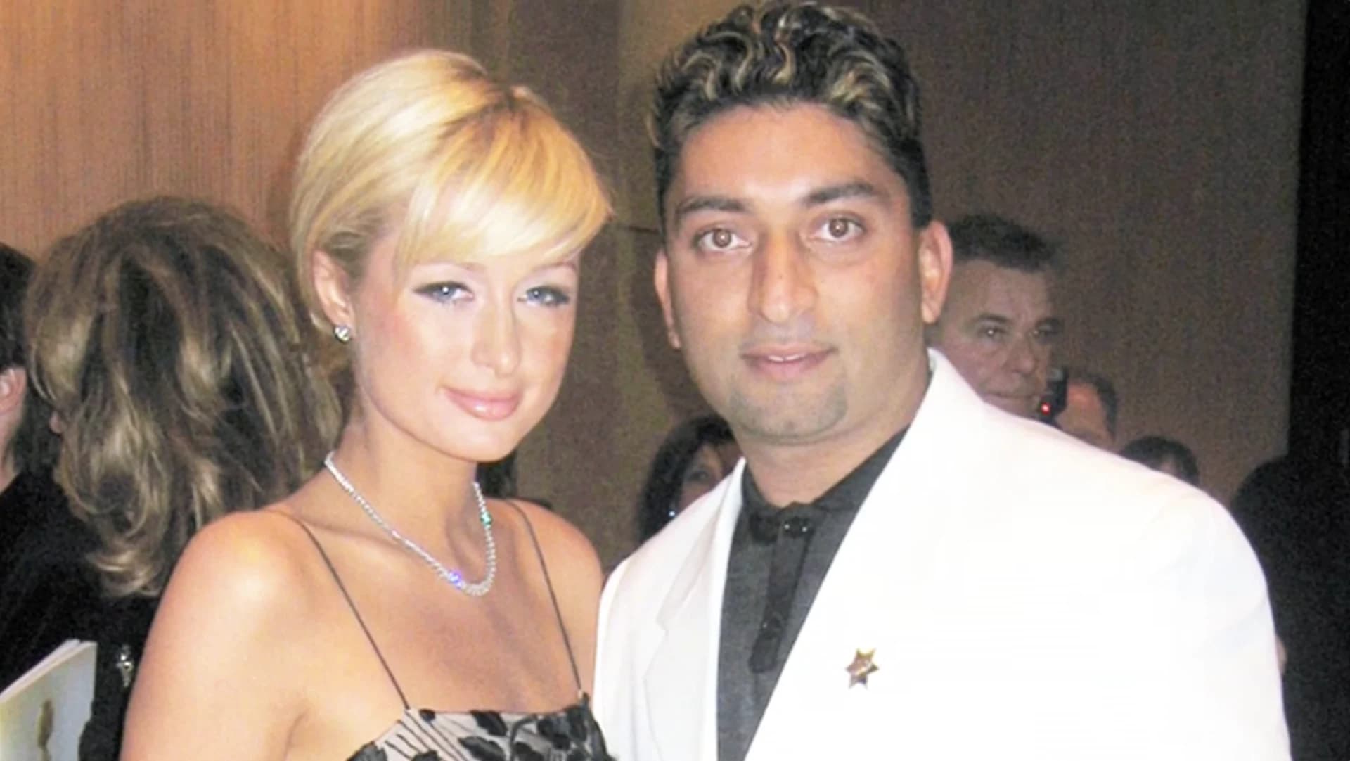 Paris Hilton with Sheeraz Hasan early in their working relationship