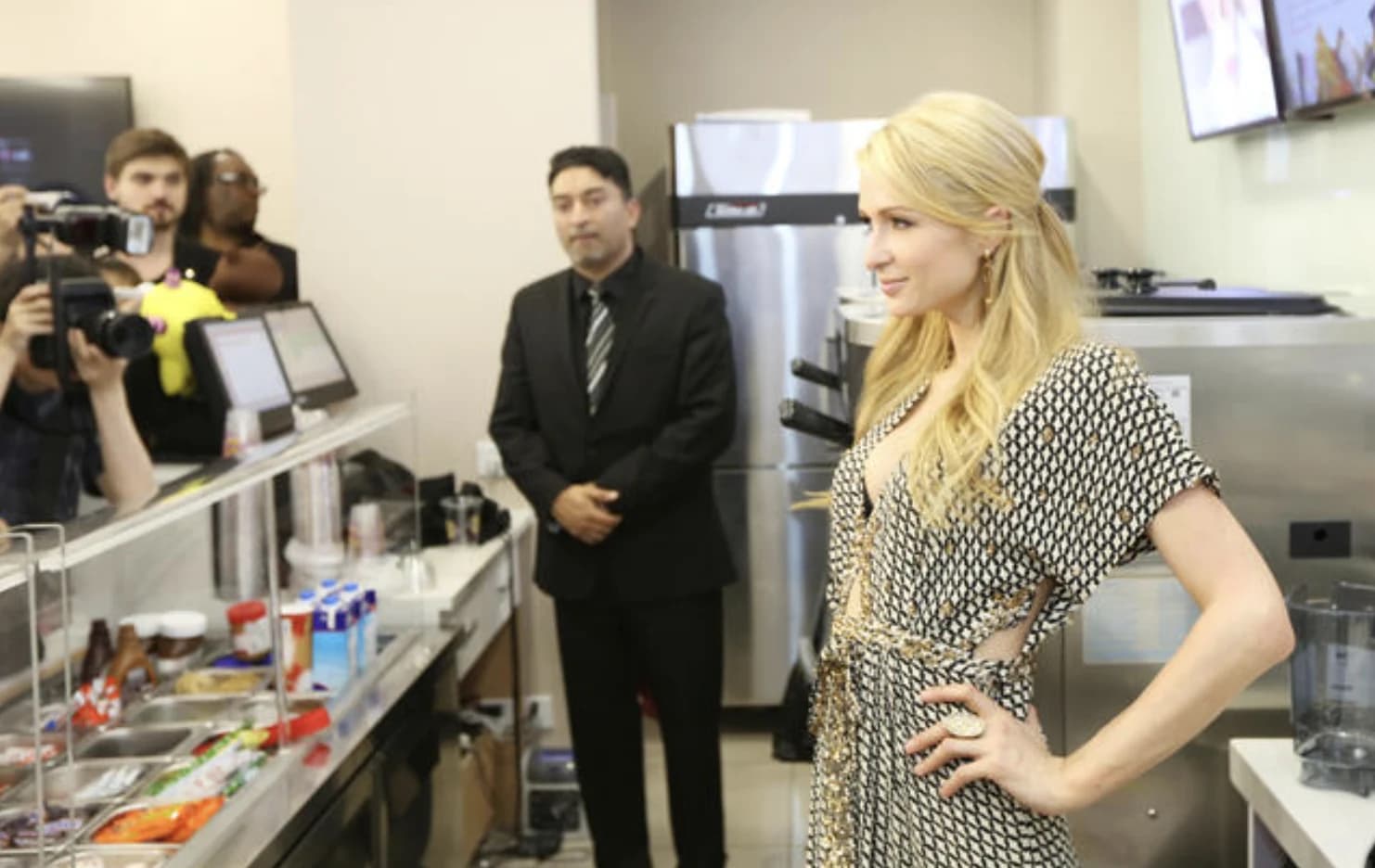 Paris Hilton and Sheeraz Hasan at Millions of Milkshakes