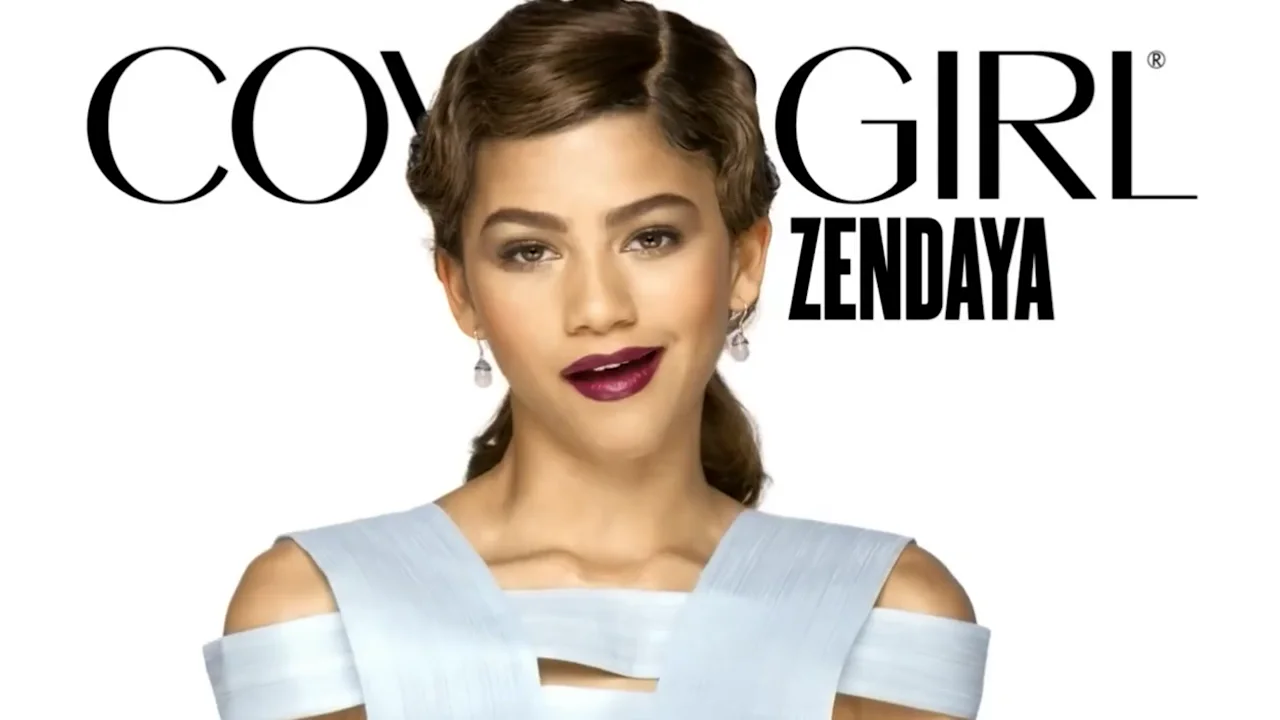 Zendaya in her CoverGirl campaign