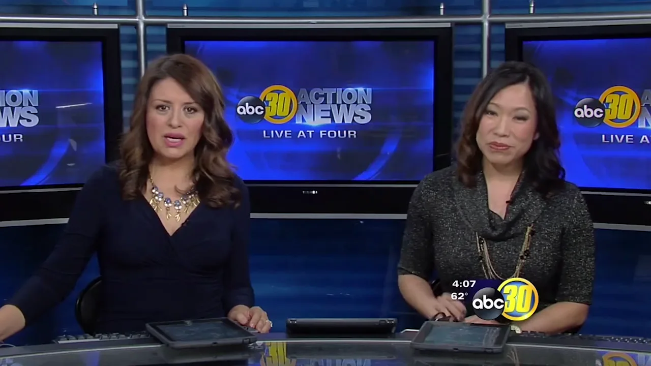 ABC30 Action News anchors introducing Zendaya coverage