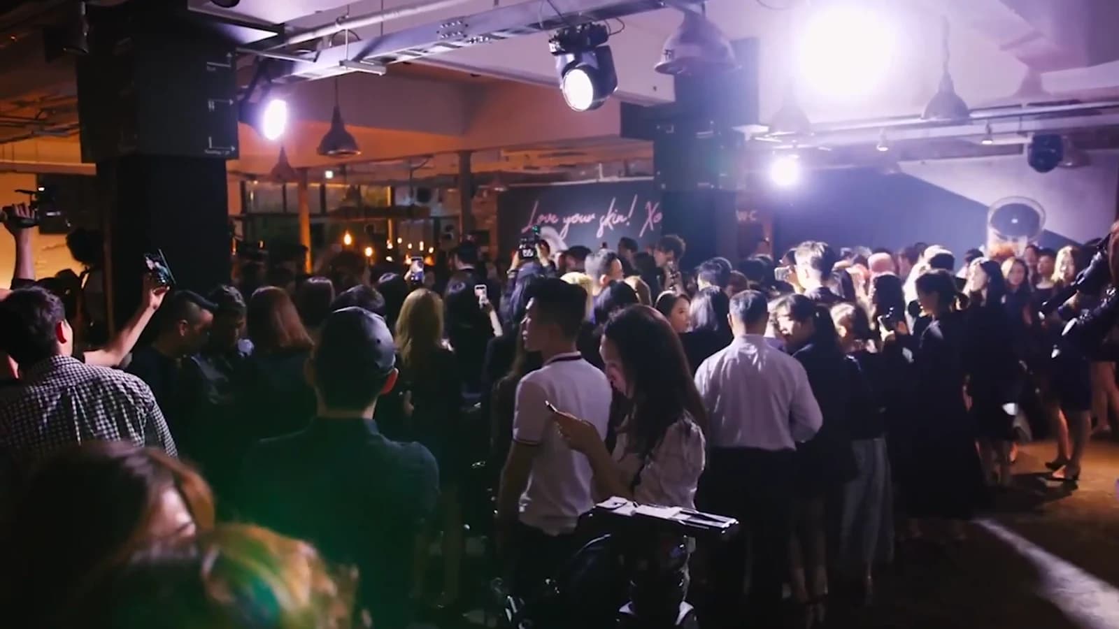 The packed Paris Hilton skincare launch in Seoul