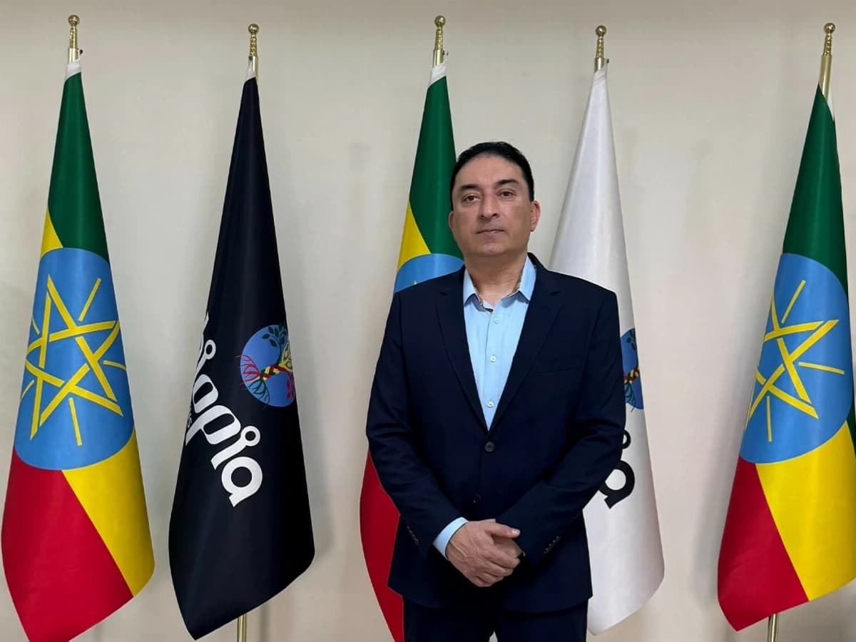 Sheeraz Hasan during his Ethiopia visit