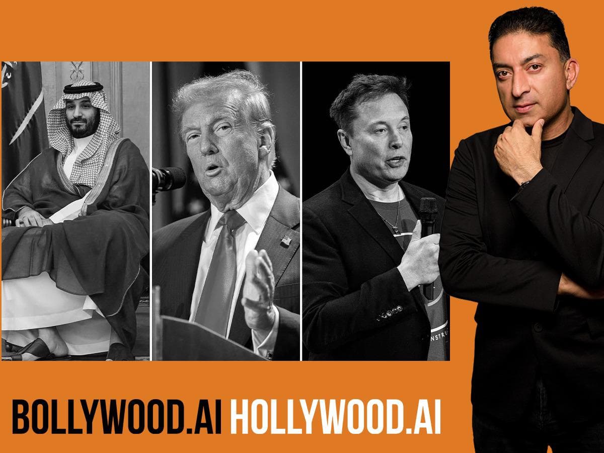 President Trump, Saudi MBS, Musk Meet in Riyadh — But Sheeraz Quietly Holds the Most Valuable AI Real Estate on Earth Hollywood.ai And Bollywood.ai