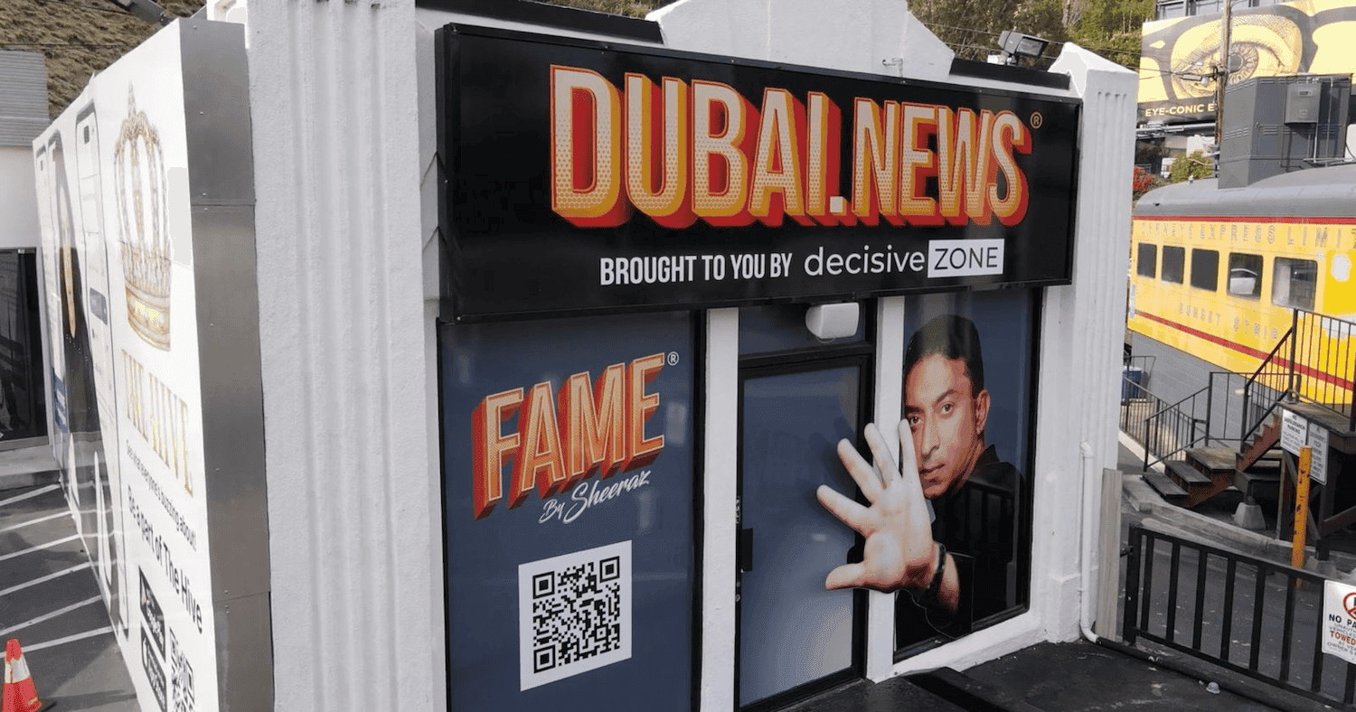 FAME King Sheeraz Hasan Launches DUBAI.NEWS in Hollywood to Showcase Dubai’s Innovations to the U.S.