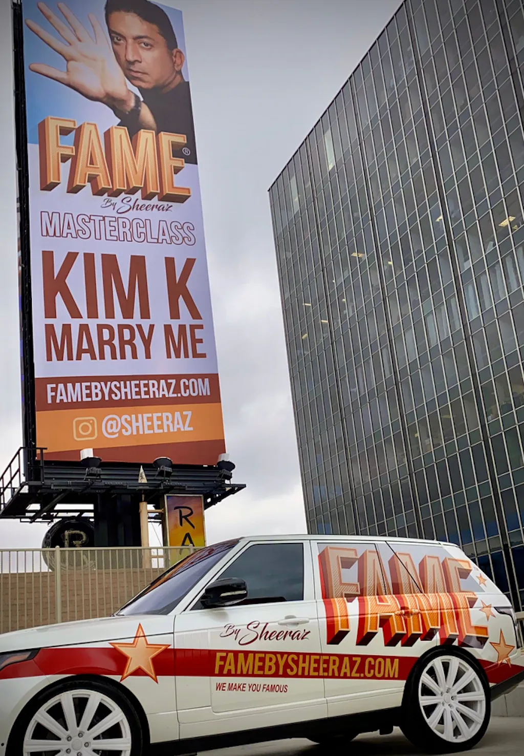 Kim Kardashian Gets Marriage Proposal On $150,000 Billboard From Media Guru Sheeraz Hasan!