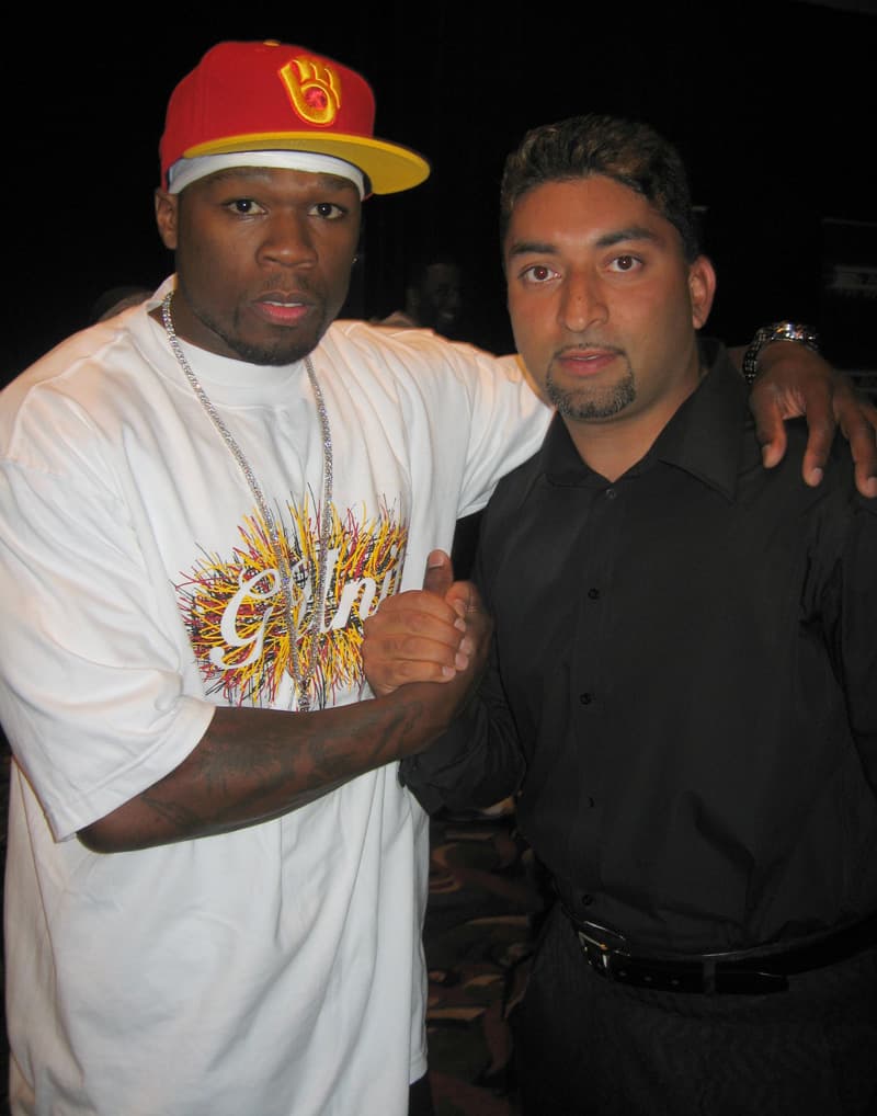 50 Cent in the Tinseltown TV red-carpet archive