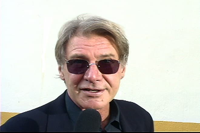 Harrison Ford in the Tinseltown TV red-carpet archive