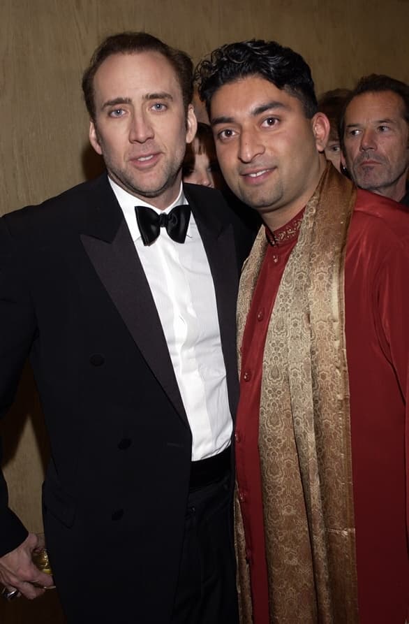 Nicolas Cage in the Tinseltown TV red-carpet archive