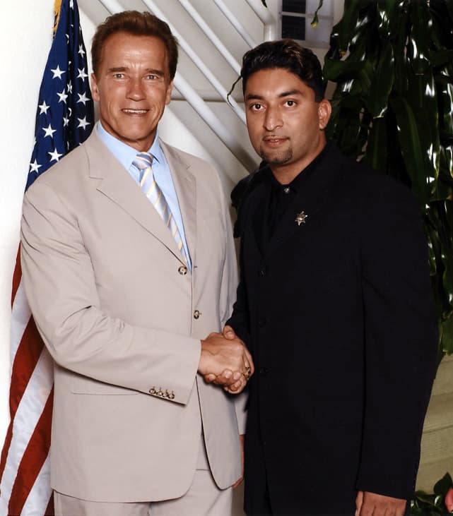 Arnold Schwazenegger in the Tinseltown TV red-carpet archive