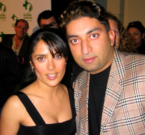 Salma Hayek in the Tinseltown TV red-carpet archive